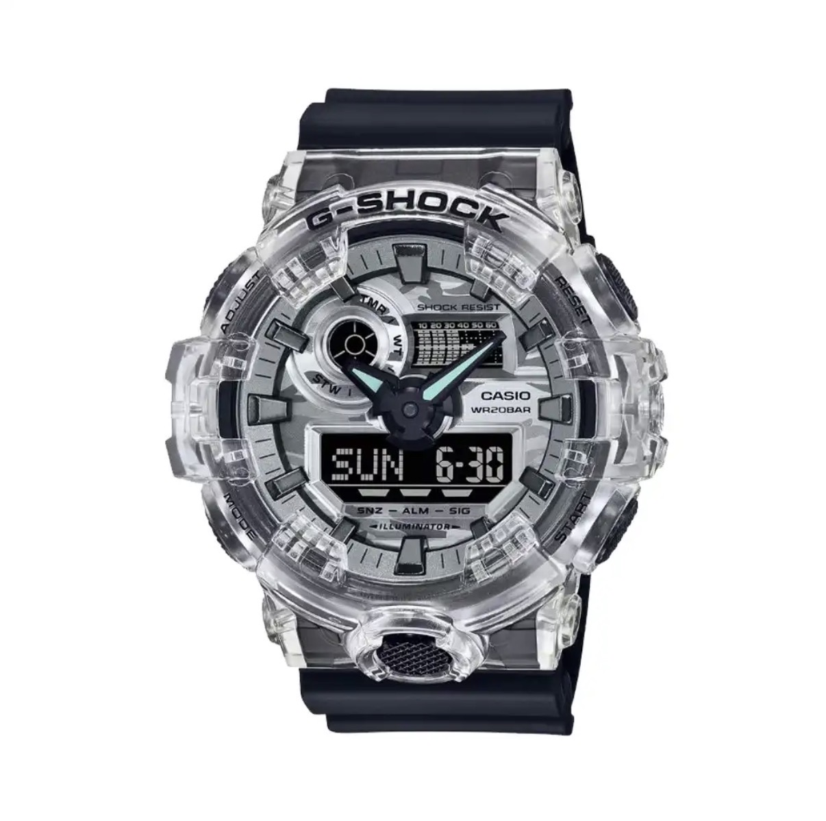 ساعت مردانه کاسیو جی شاک مدل GA-700SKC-1ADR